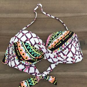 Trina Turk large bust swim /bikini top size 14